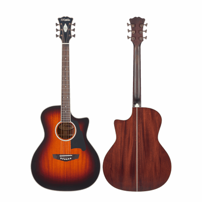 D'Angelico Excel Gramercy Acoustic Electric Guitar - Mahogany Burst