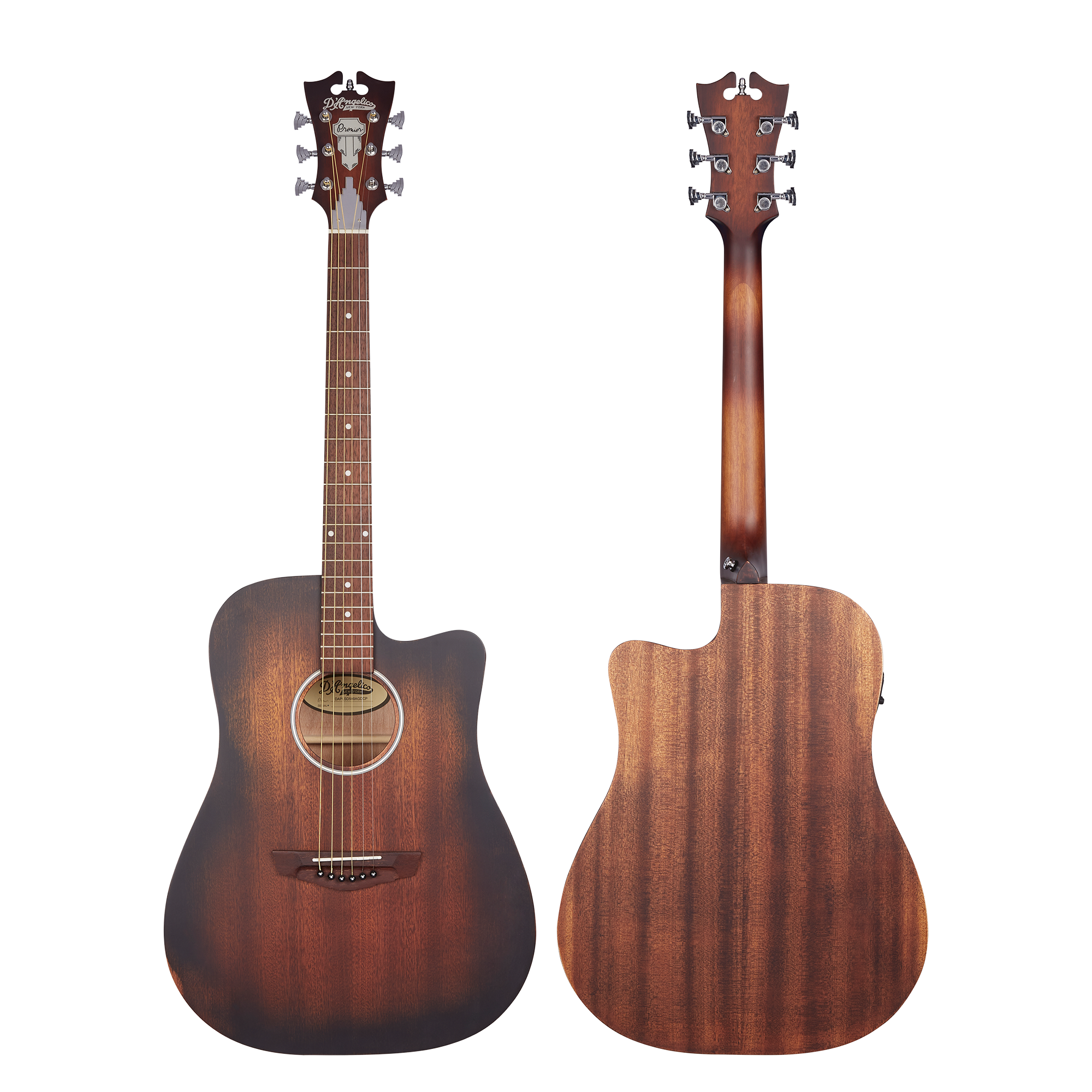 D'Angelico Premier Bowery LS Acoustic Electric Guitar