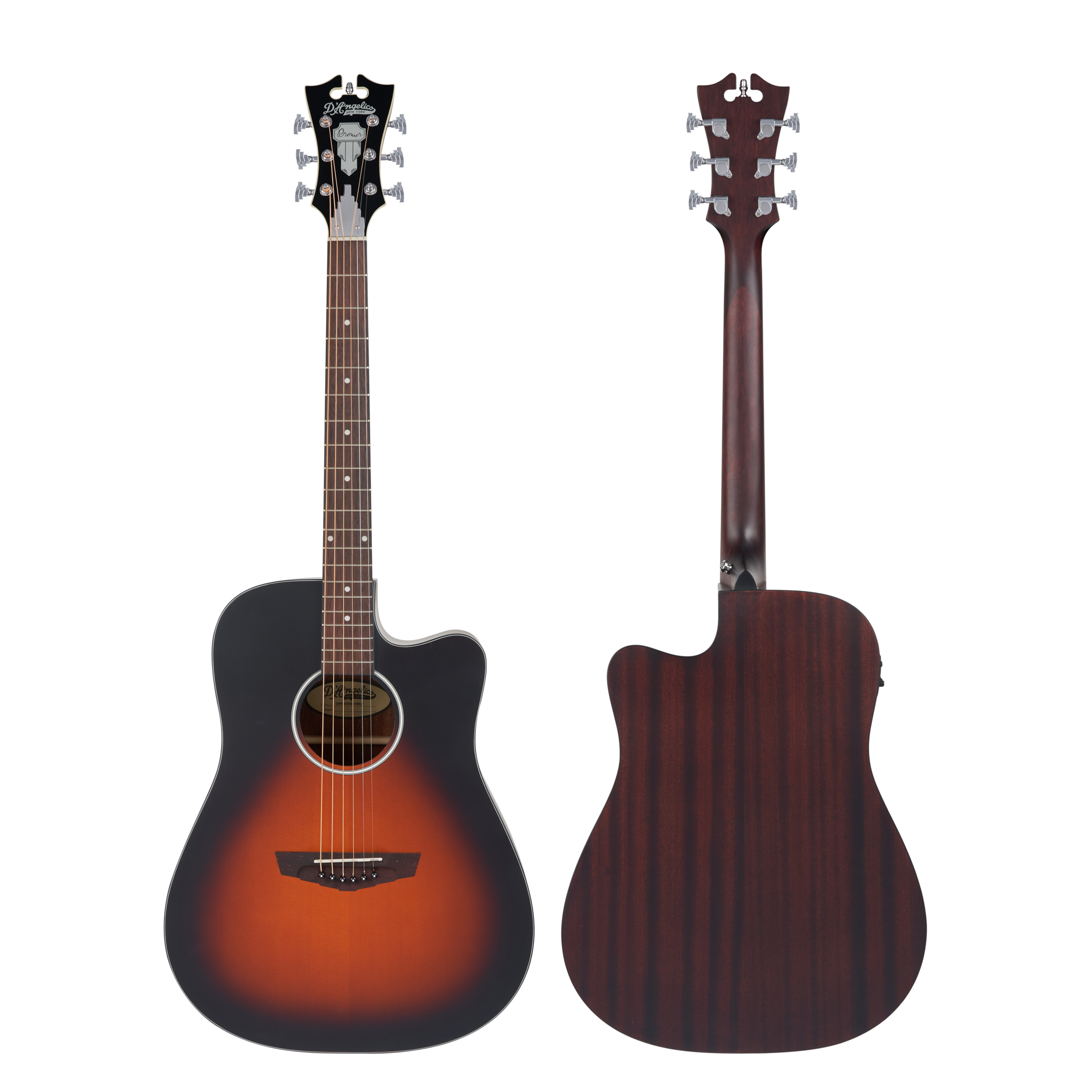 D'Angelico Premier Bowery LS Acoustic Electric Guitar