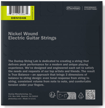 Dunlop Nickel Wound Electric Guitar Strings (10-46)