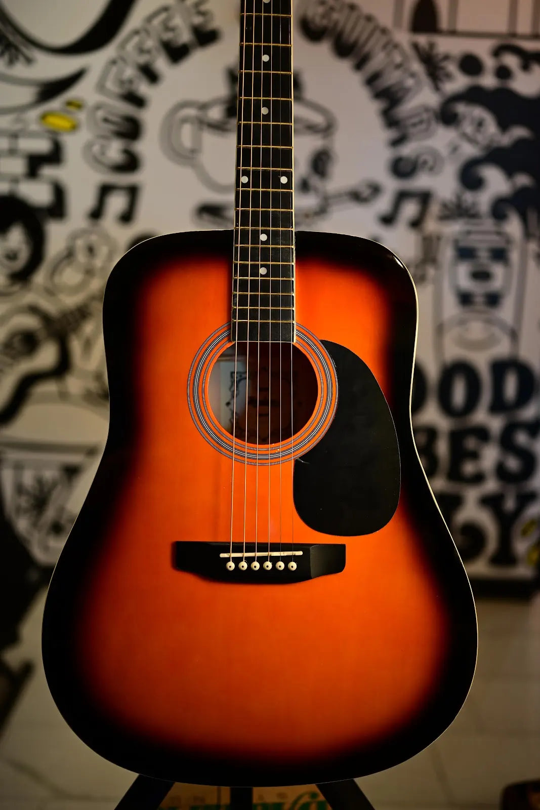 MADERA Acoustic Guitar - LD411 - SUNBURST