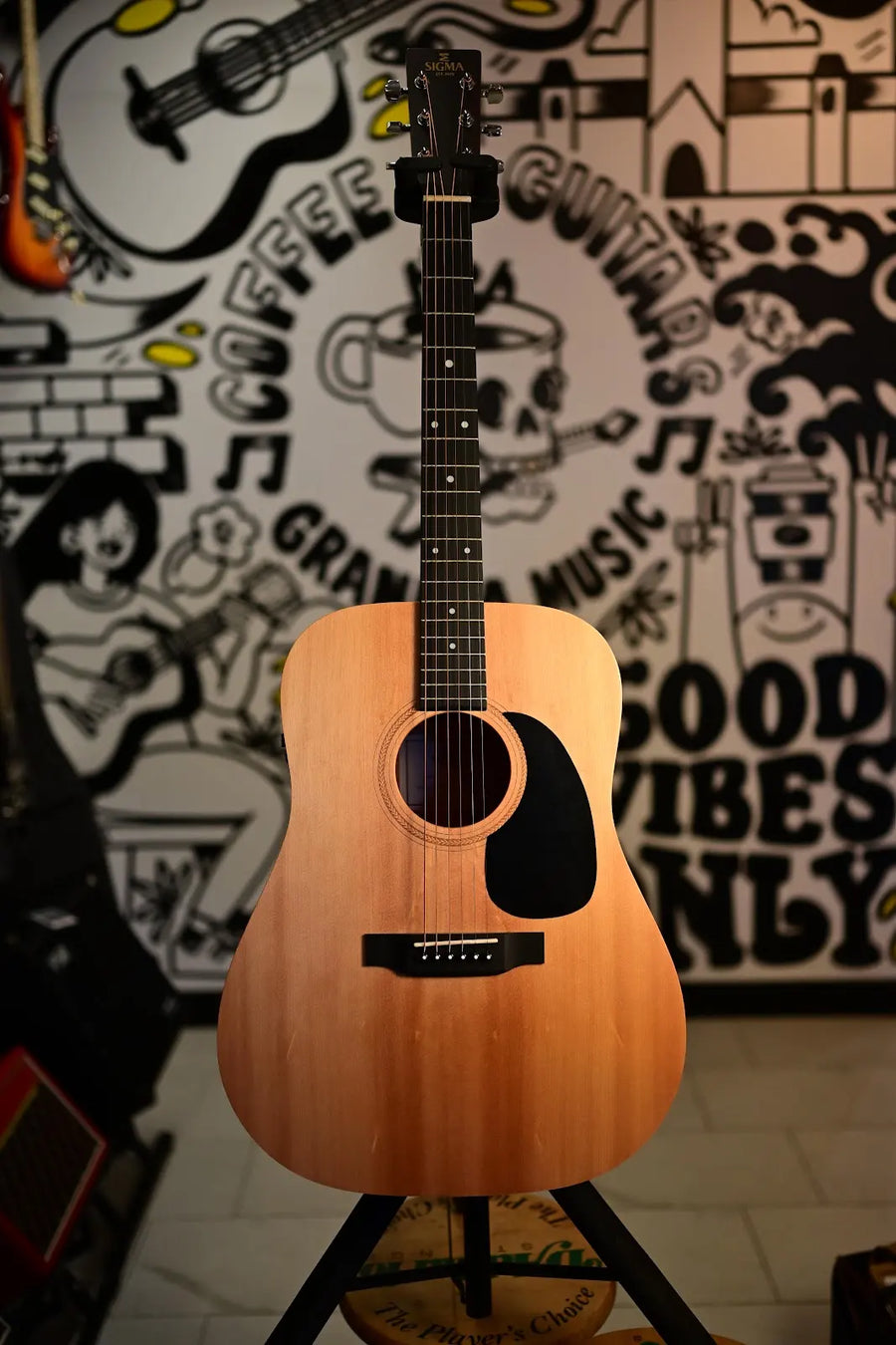 Sigma DME Dreadnought Acoustic Electric Guitar, Natural