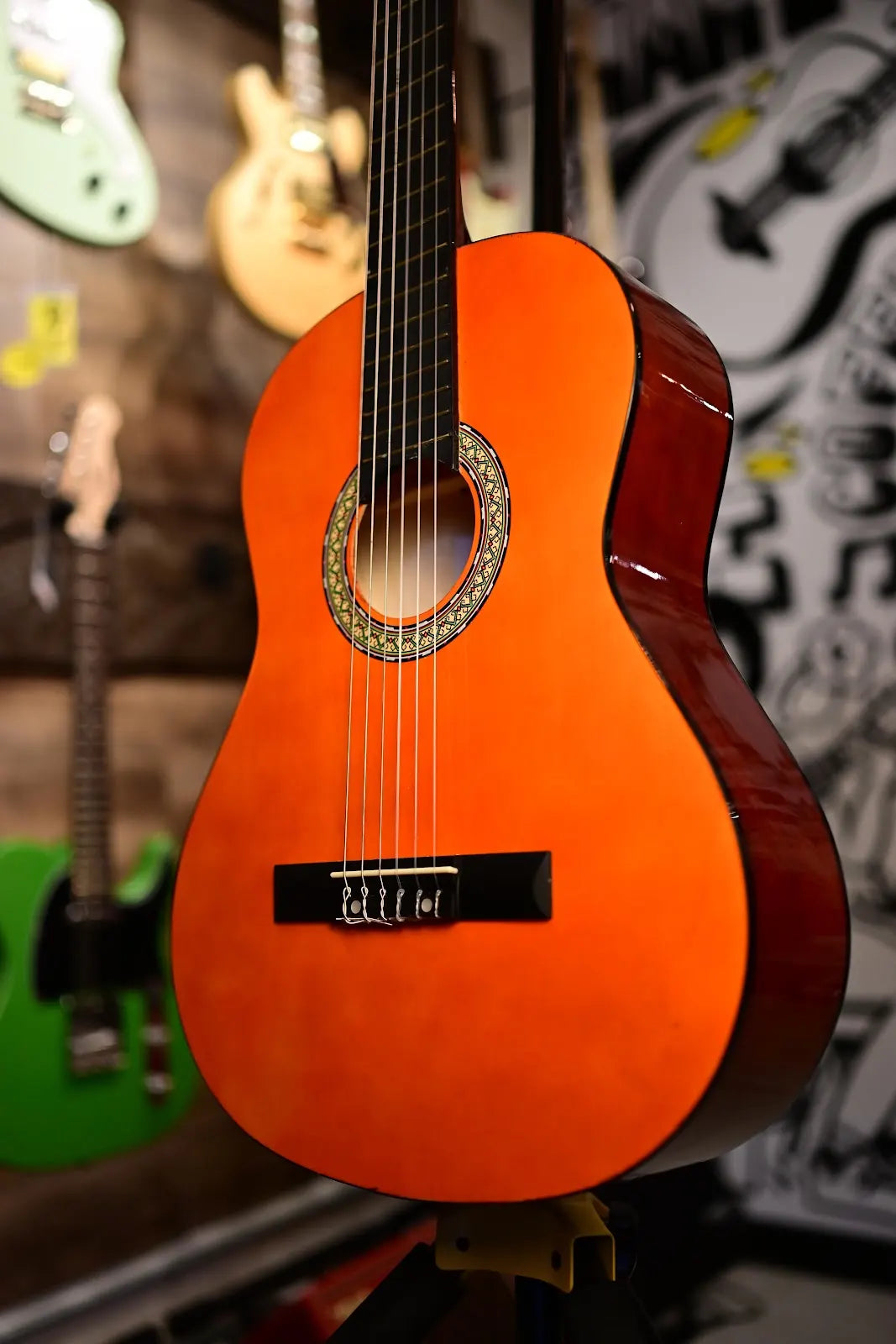 Adagio 39" Full Size Spruce Top Classical Guitar
