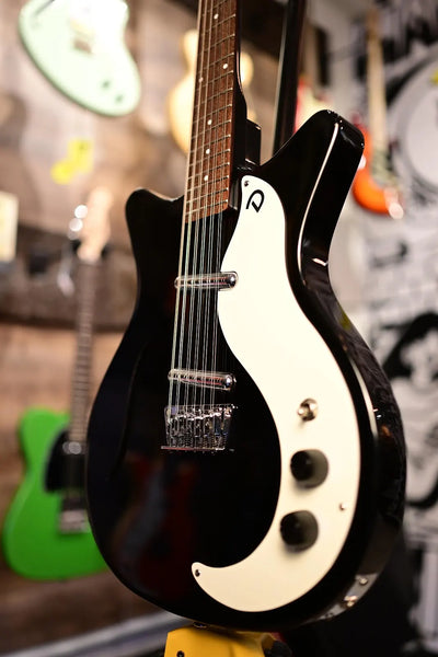 Danelectro D5912V 12-String Semi-Hollow Guitar – Black