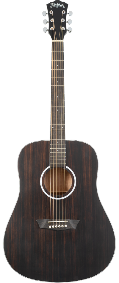 Washburn Deep Forest Ebony Dreadnought Acoustic Guitar