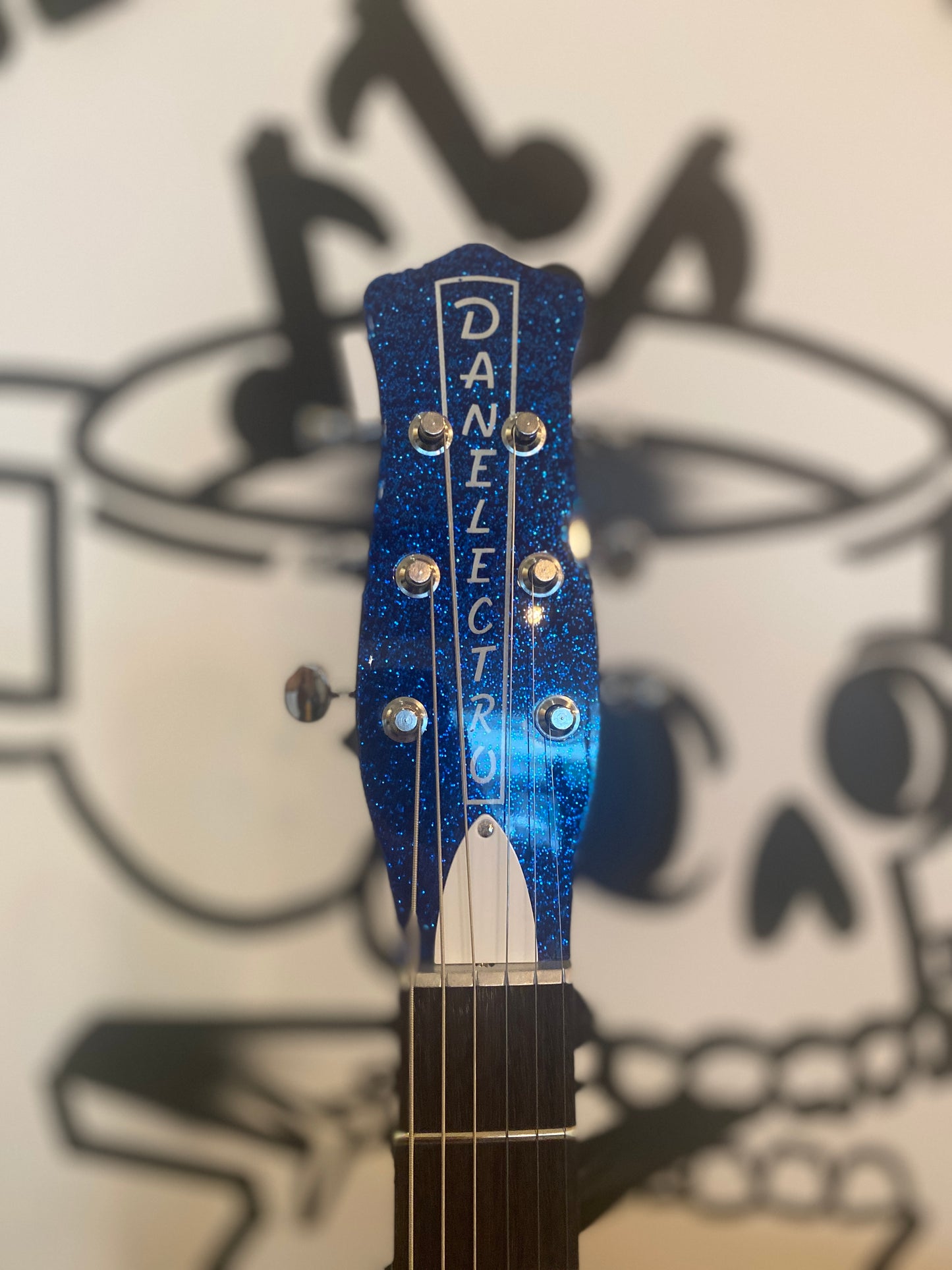 Danelectro 59M NOS+ Series Electric Guitar (Blue Metalflake) [FLOOR MODEL]