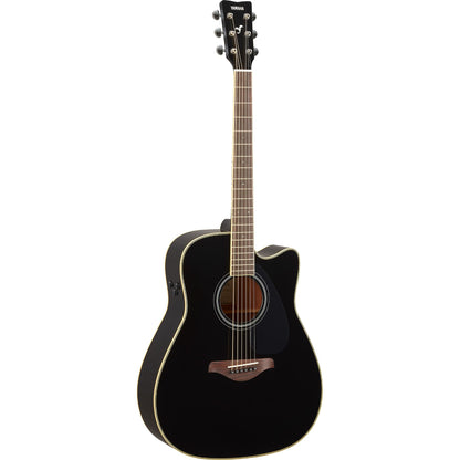 Yamaha FGCTA BL TransAcoustic Guitar (Black)