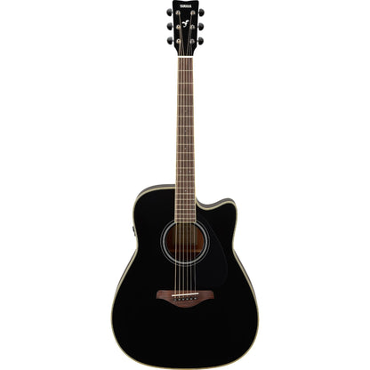 Yamaha FGCTA BL TransAcoustic Guitar (Black)