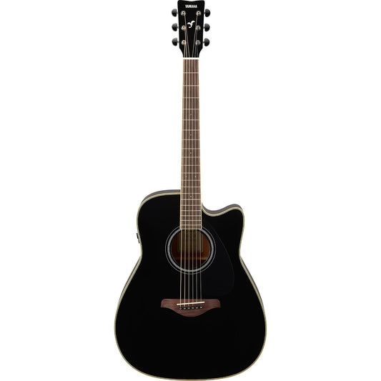 Yamaha FGCTA BL TransAcoustic Guitar (Black)