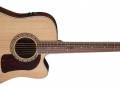 Washburn HD10SCE-O Heritage 10 Series 6 String RH Acoustic Electric Guitar in Natural hd-10-sce-o