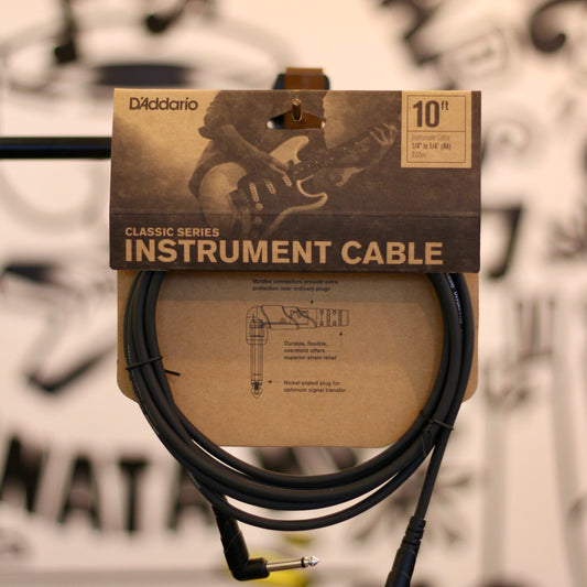 D'Addario Right Angle Instrument Cable