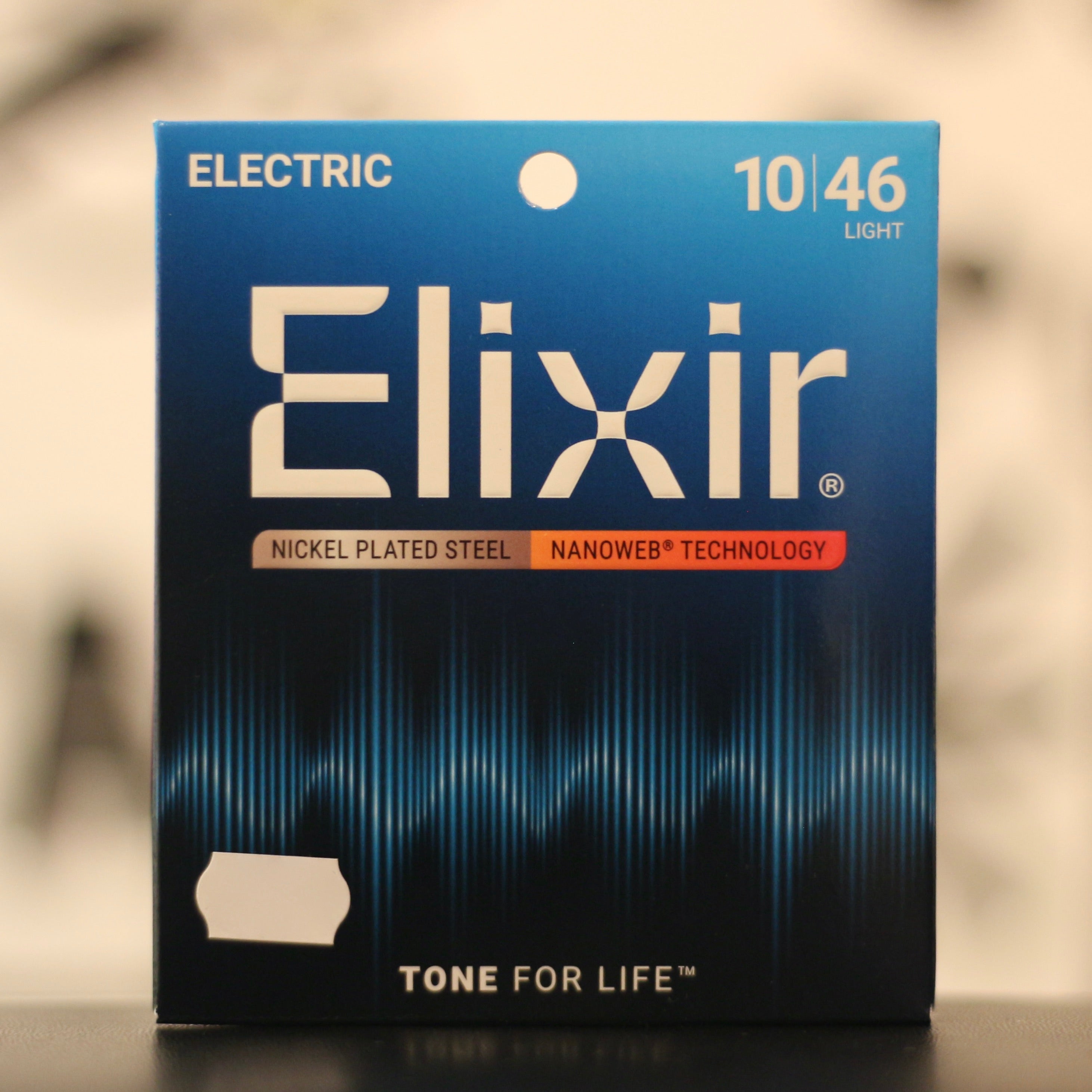 Elixir Nickel-Plated Steel Electric Guitar Strings with NANOWEB Technology