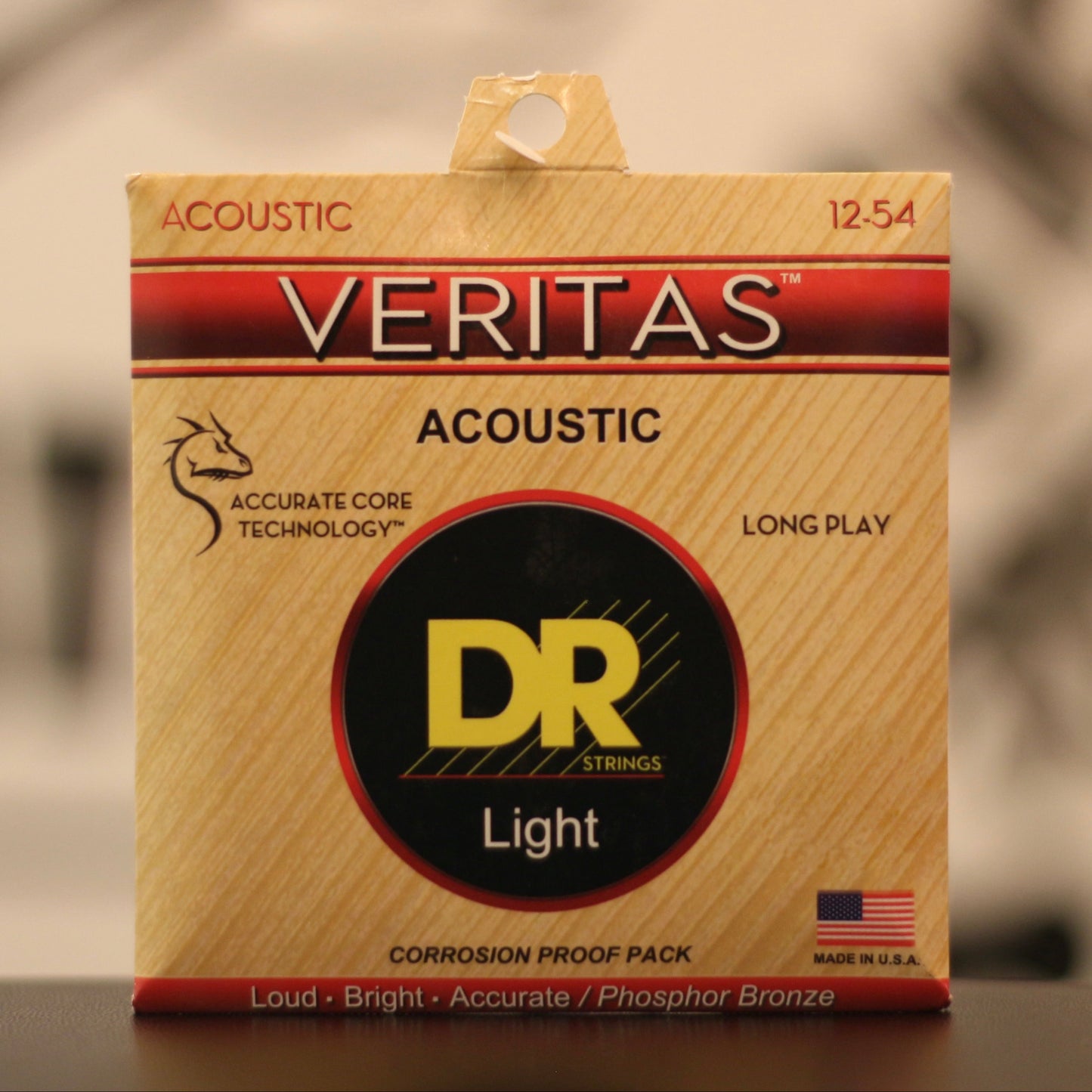 DR Strings Veritas Coated Core Acoustic Guitar Strings