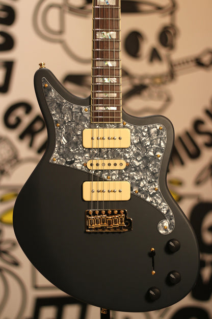 D'Angelico Deluxe Bob Weir Bedford Signature Electric Guitar - Matte Stone