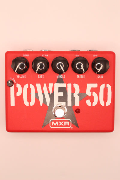 Pédale d'overdrive MXR Tom Morello Power 50