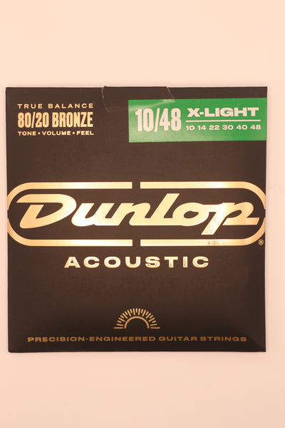 Dunlop 80/20 Bronze Acoustic Guitar | X-Light (10-48)