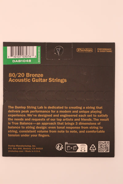 Dunlop 80/20 Bronze Acoustic Guitar | X-Light (10-48)