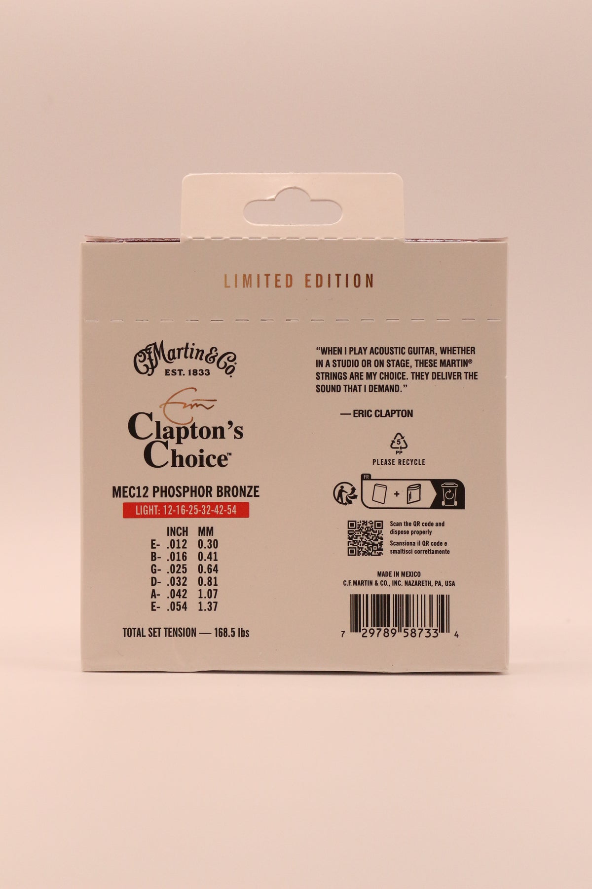 Martin MEC12 Clapton's Choice Acoustic Guitar Strings