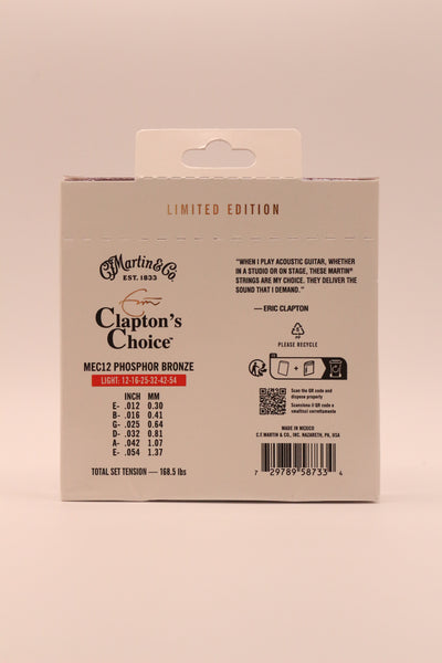 Martin MEC12 Clapton's Choice Acoustic Guitar Strings
