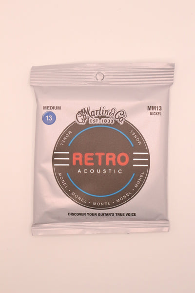 Martin Guitars Retro Monel Acoustic Guitar String Sets