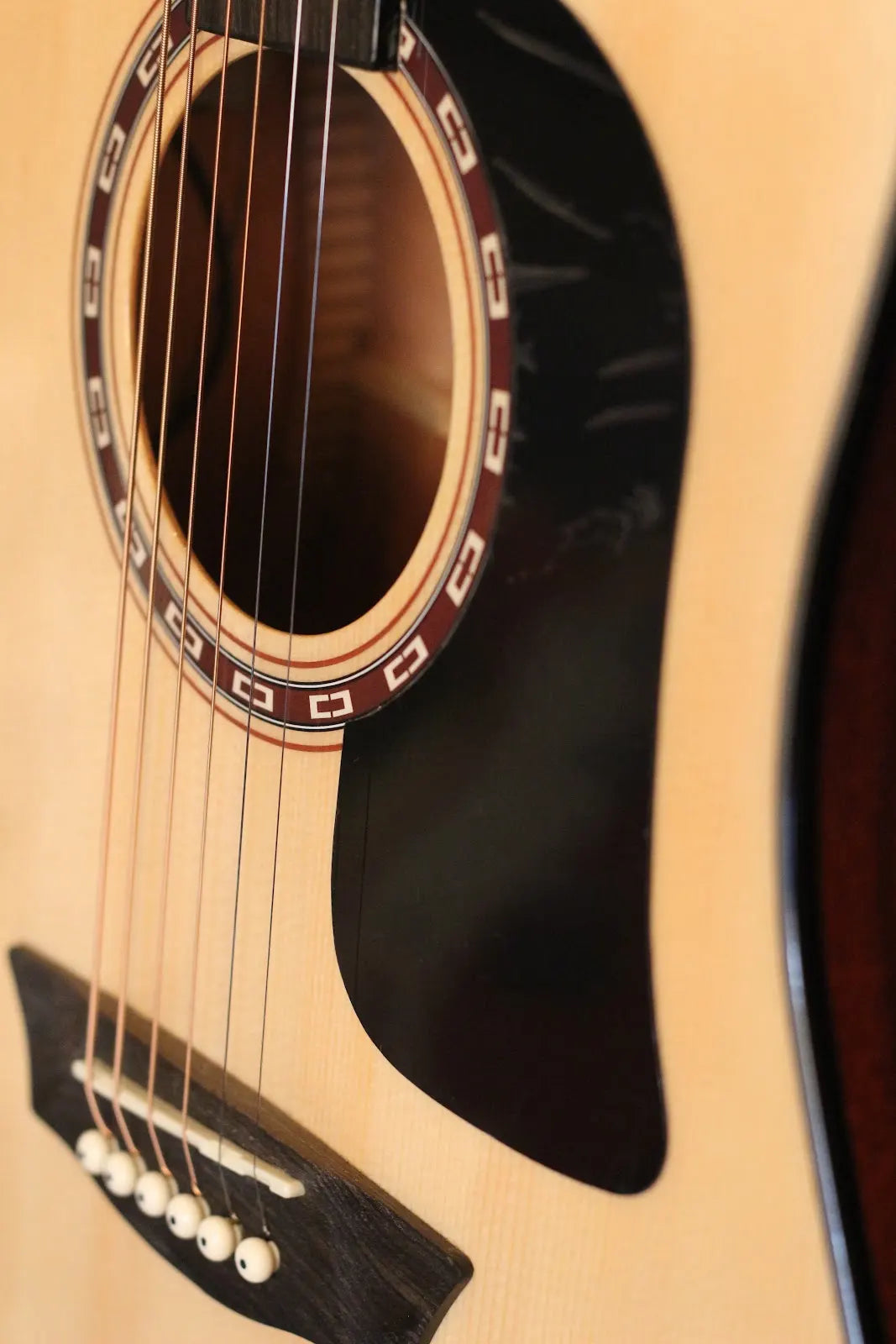 Washburn AD5CEPACK-A Apprentice Acoustic Guitar Natural Gloss ad-5-ce-pack-a