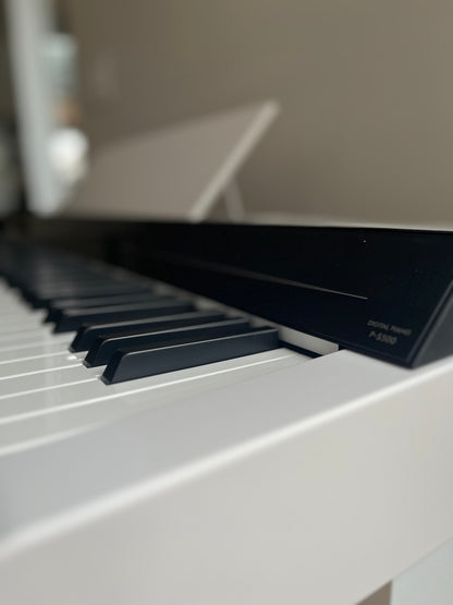 Yamaha P-S500 Digital Piano White w/ Stand, Pedals, and Bench [NEW FLOOR-MODEL]