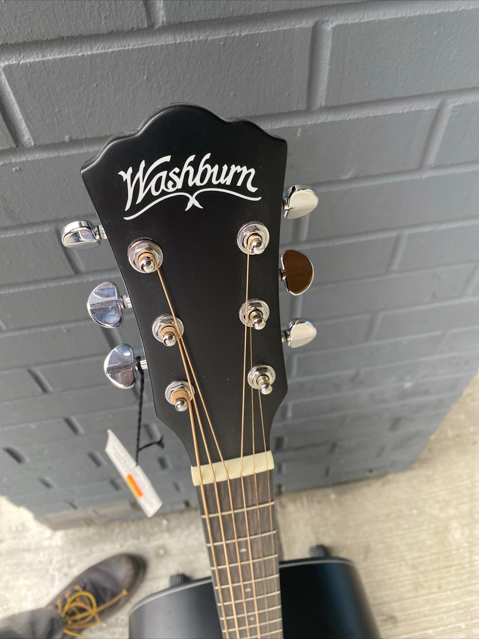 Washburn Deep Forest Ebony Dreadnought Acoustic Guitar