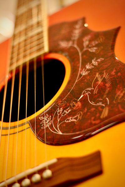 Epiphone Hummingbird Finish Aged Cherry Sunburst Gloss - Acoustic Electric