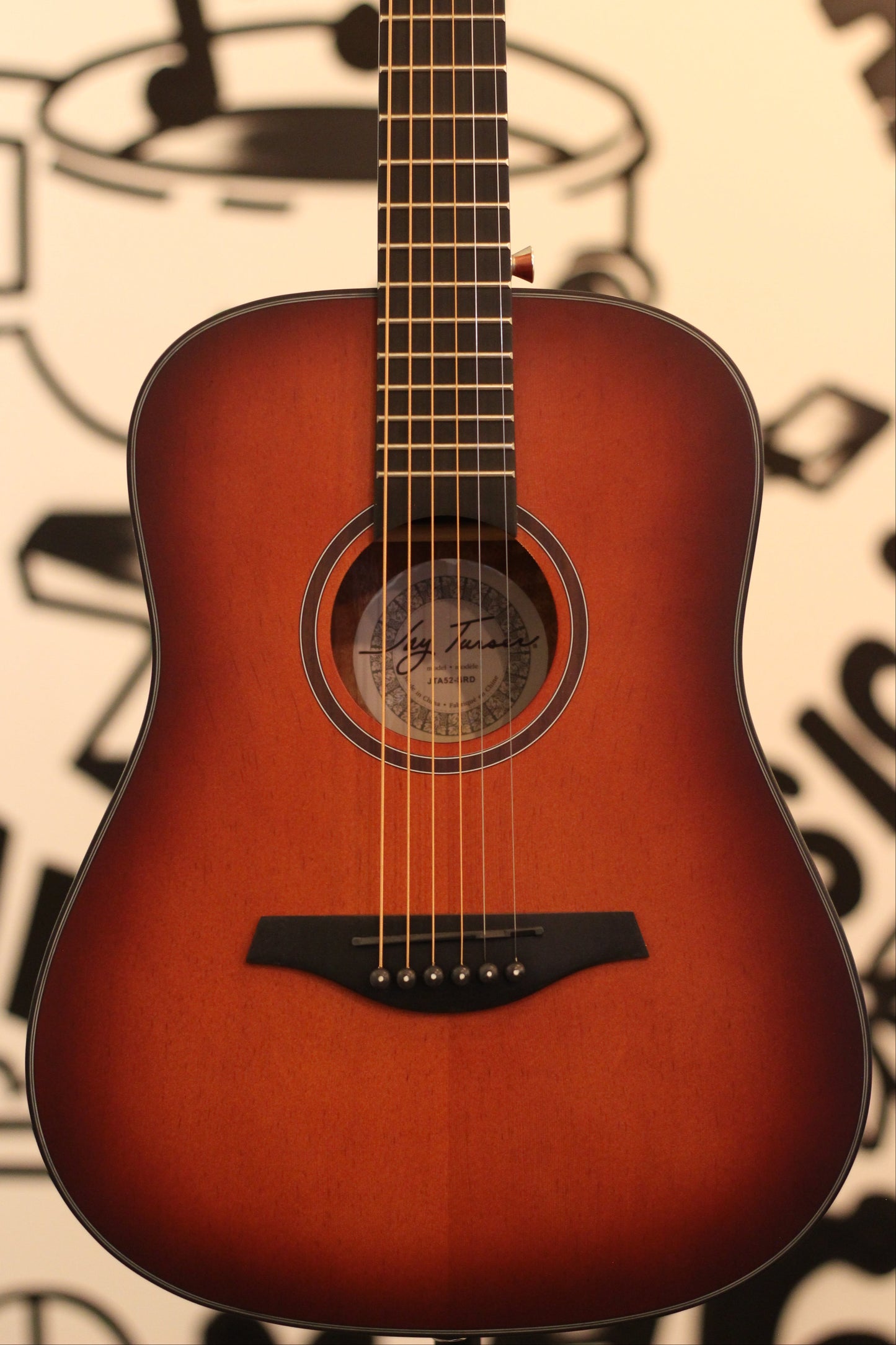 Jay Turser 1/2 Sized Acoustic Guitar - Satin Red