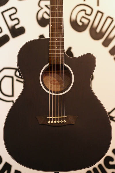 Washburn Deep Forest Ebony Ace Acoustic Guitar