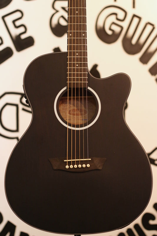 Washburn Deep Forest Ebony Ace Acoustic Guitar