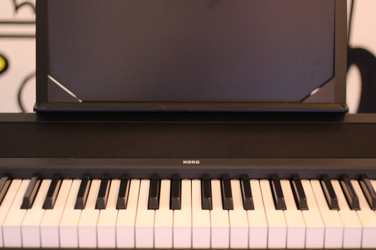 B2N 88-Key Digital Piano with Light Touch Action and Speakers - Black