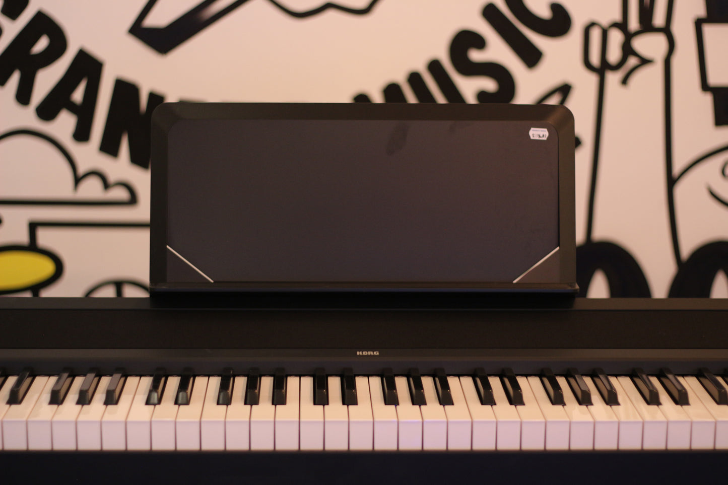 B2N 88-Key Digital Piano with Light Touch Action and Speakers - Black