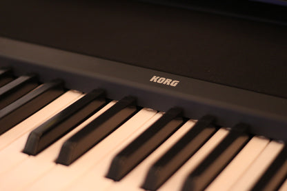 B2N 88-Key Digital Piano with Light Touch Action and Speakers - Black