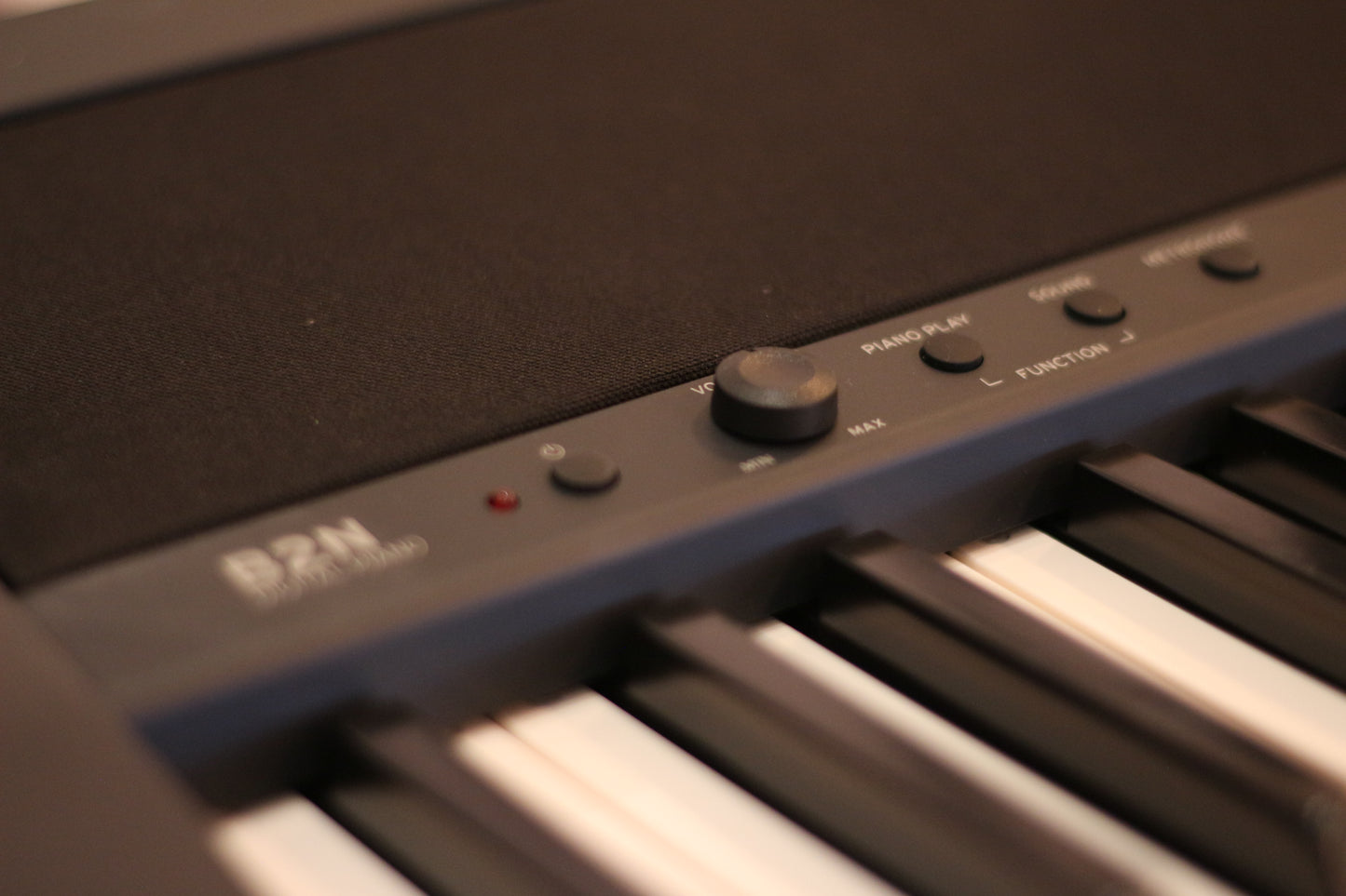 B2N 88-Key Digital Piano with Light Touch Action and Speakers - Black
