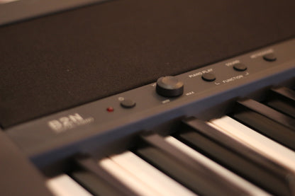 B2N 88-Key Digital Piano with Light Touch Action and Speakers - Black