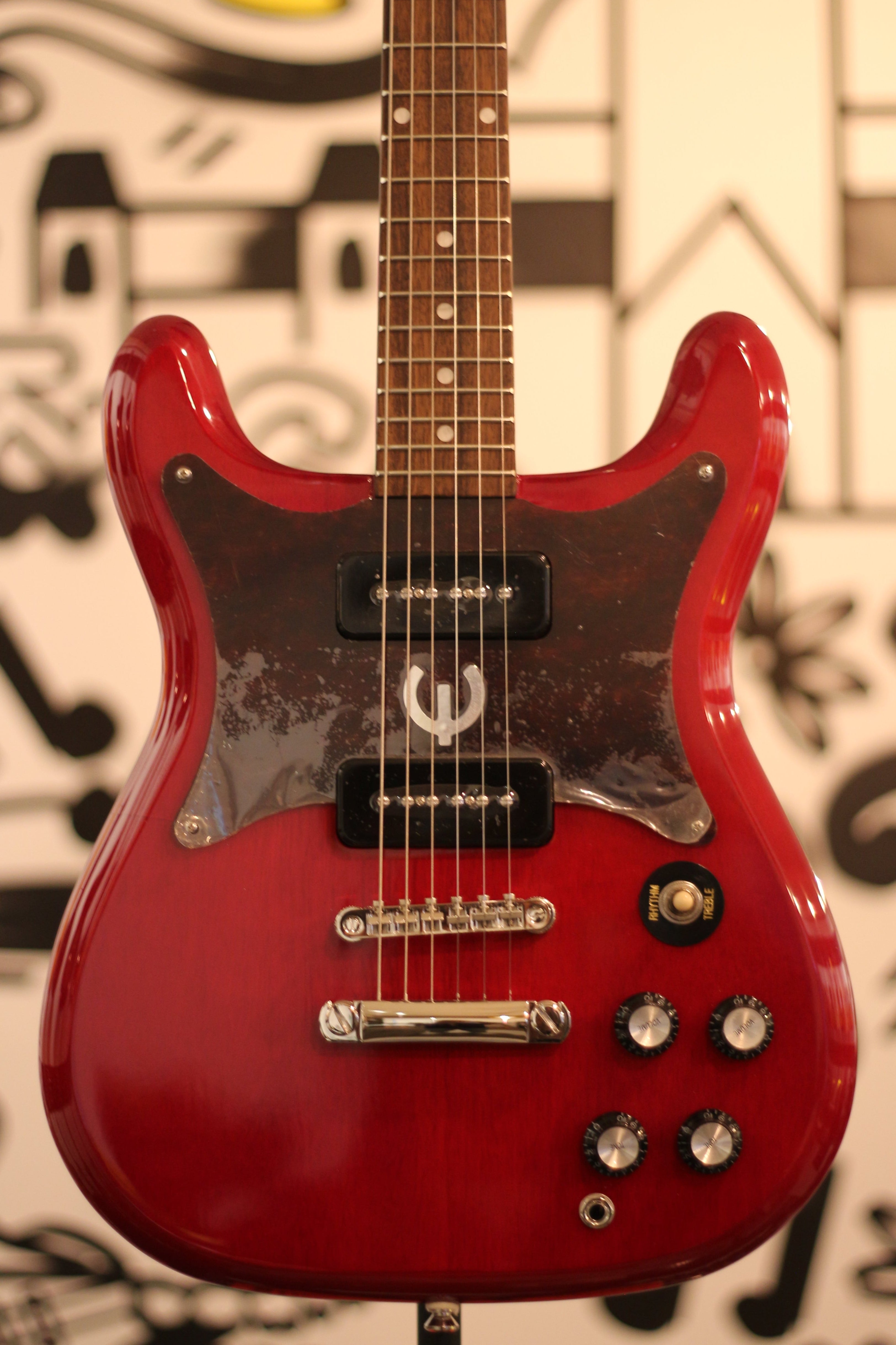 Epiphone Wilshire P-90 - Cherry [Lacquer Finish Crack]