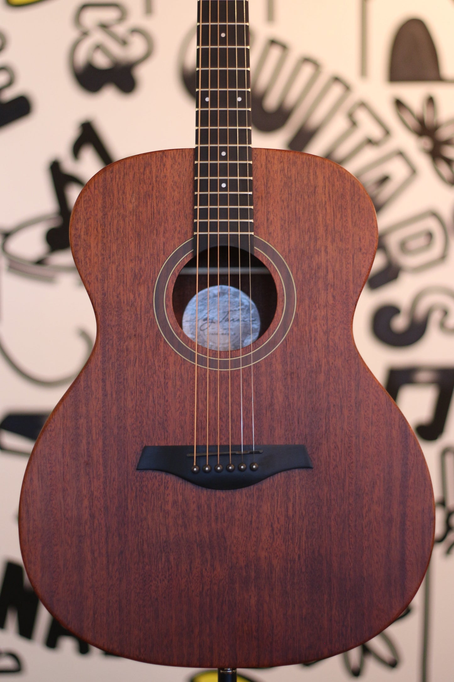 Jay Turser Folk Acoustic Guitar - Mahogany Satin Natural