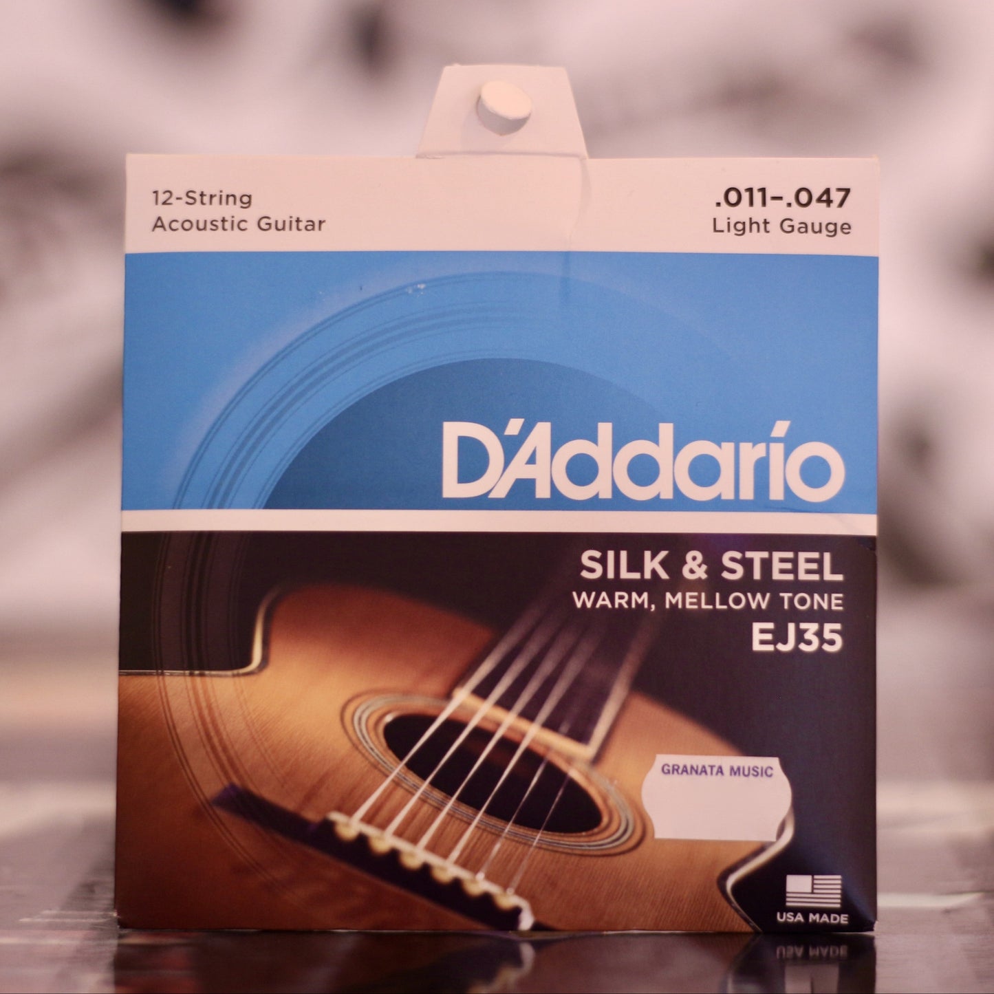 D'Addario EJ35 - Silk & Steel 12-String Silverplated Wound