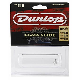 Dunlop Heavy Wall Medium Glass Slide 210 | Ring Size 10.5