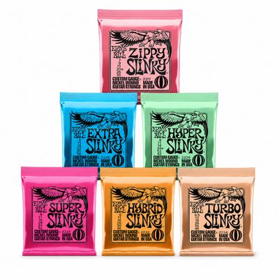 Ernie Ball Slinky Nickel Wound Electric Guitar Strings - Light Gauges