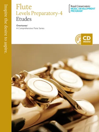 RCM Overtones Series - Flute Studies (w/CD), Preparatory-4