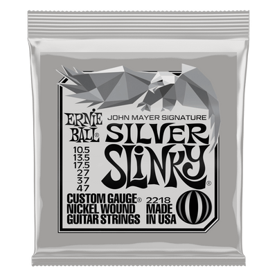 Ernie Ball John Mayer Signature Silver Slinky Guitar Strings (10.5-47)