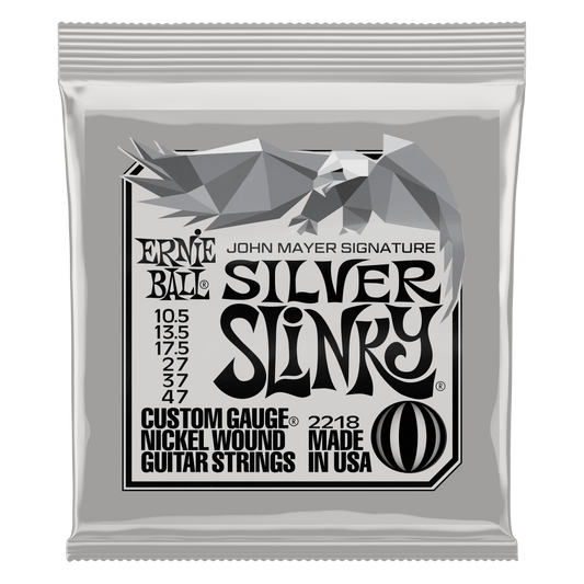 Ernie Ball John Mayer Signature Silver Slinky Guitar Strings (10.5-47)