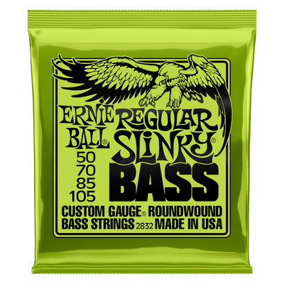 Ernie Ball Bass Regular Slinky Electric Bass Strings (50-105)