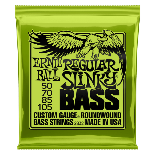 Ernie Ball Bass Regular Slinky Electric Bass Strings (50-105)