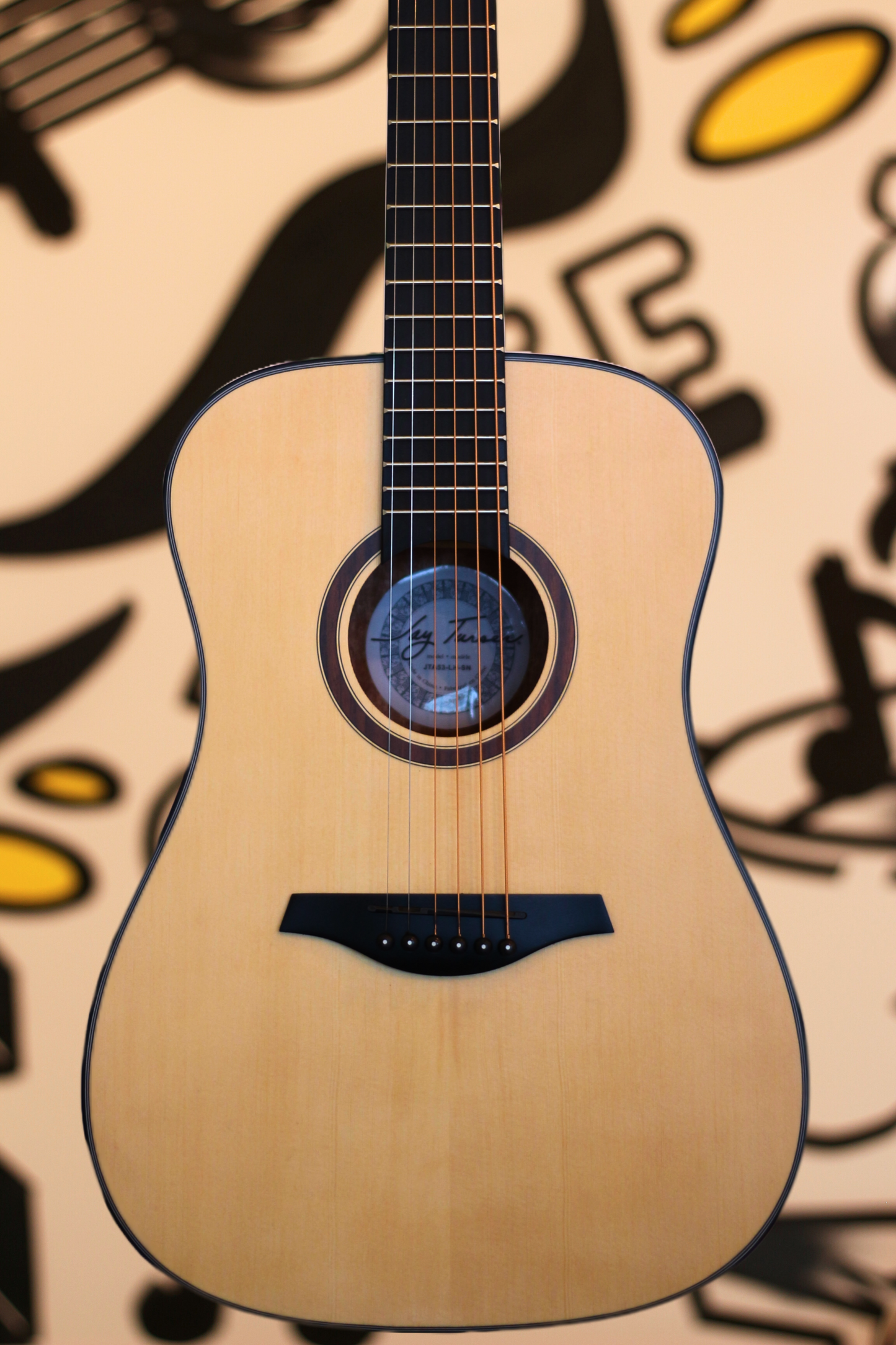 Jay Turser Left Handed 3/4 Size Acoustic Guitar - Satin Natural