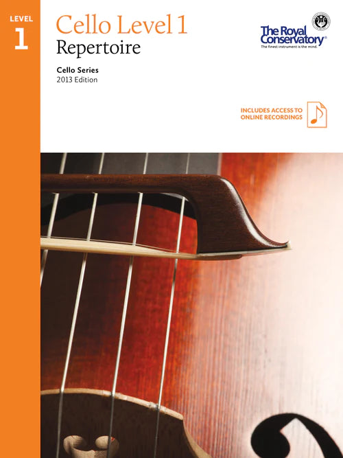 RCM Cello - Repertoire (w/CD), Level 1