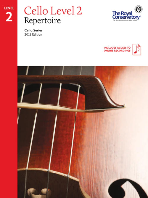 RCM Cello - Repertoire (w/CD), Level 2