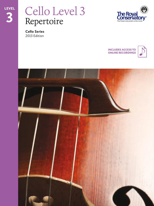 RCM Cello - Repertoire (w/CD), Level 3